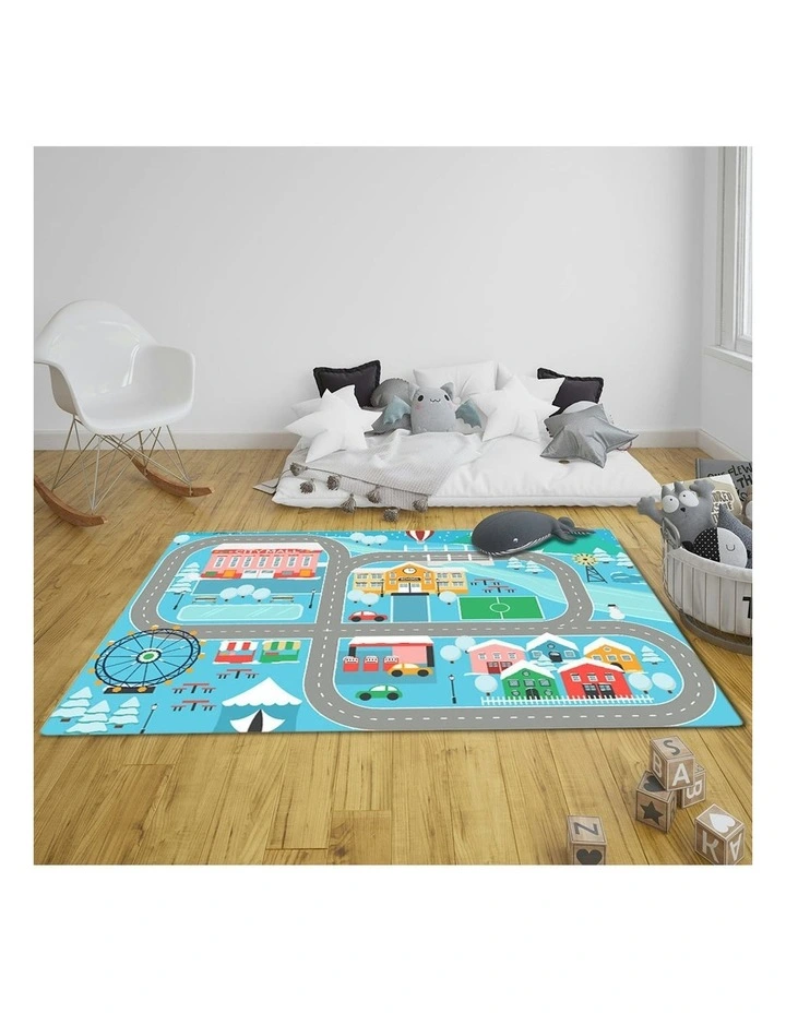 Educational Baby Theme Park Area Rugs 120cm x2 in Multi image 2