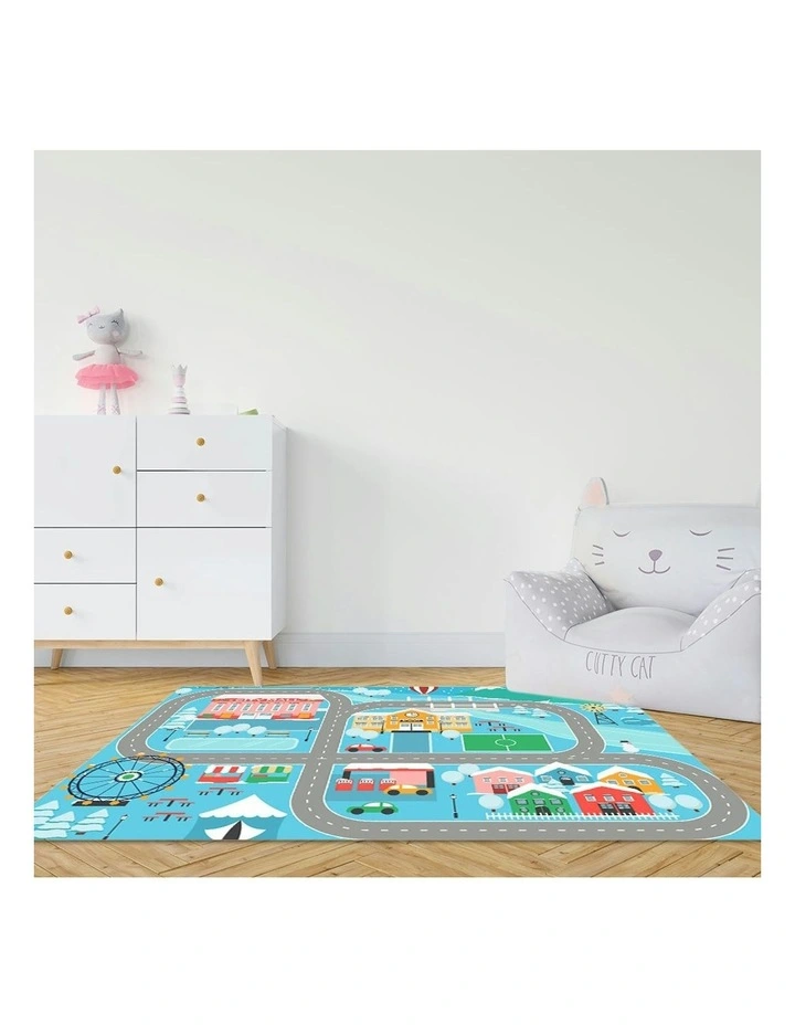Educational Baby Theme Park Area Rugs 120cm x2 in Multi image 3