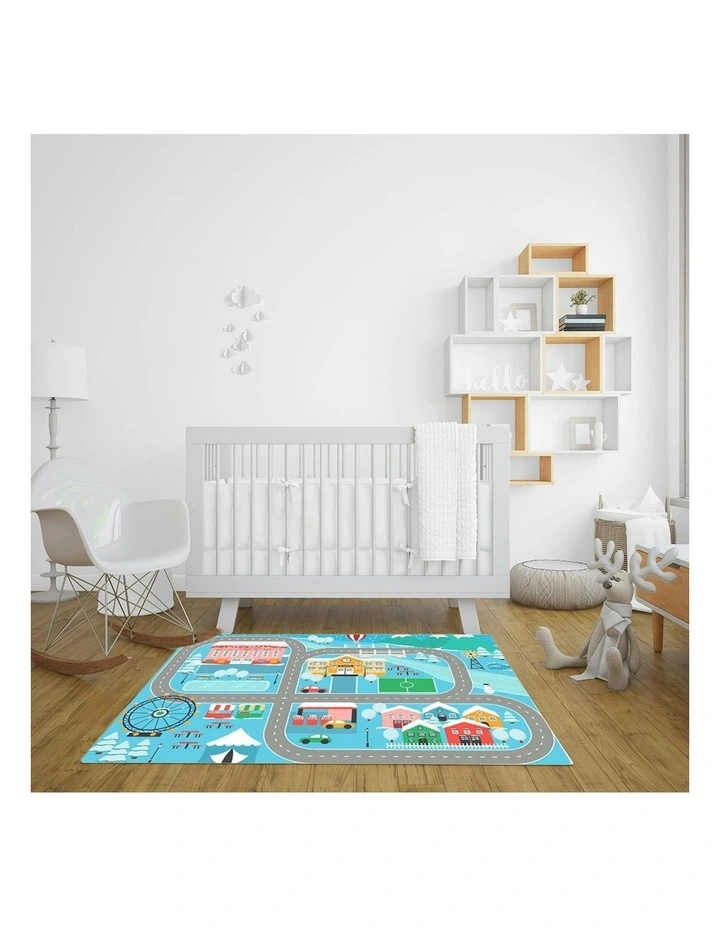 Educational Baby Theme Park Area Rugs 120cm x2 in Multi image 5