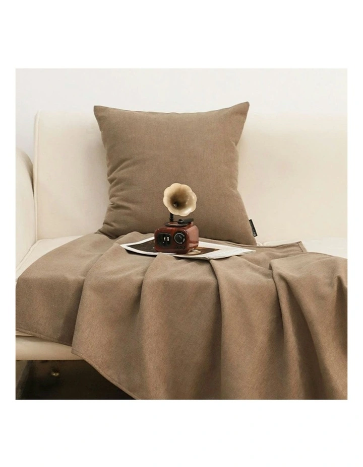 Vintage Scarf Runner Bedding Tail Pad Bed Set of 3 1.8m in Light Brown image 6
