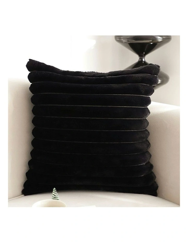 2X Sofa Cushion 50cm in Black image 3