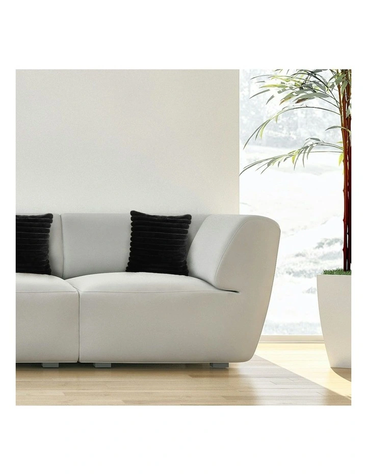 2X Sofa Cushion 50cm in Black image 5