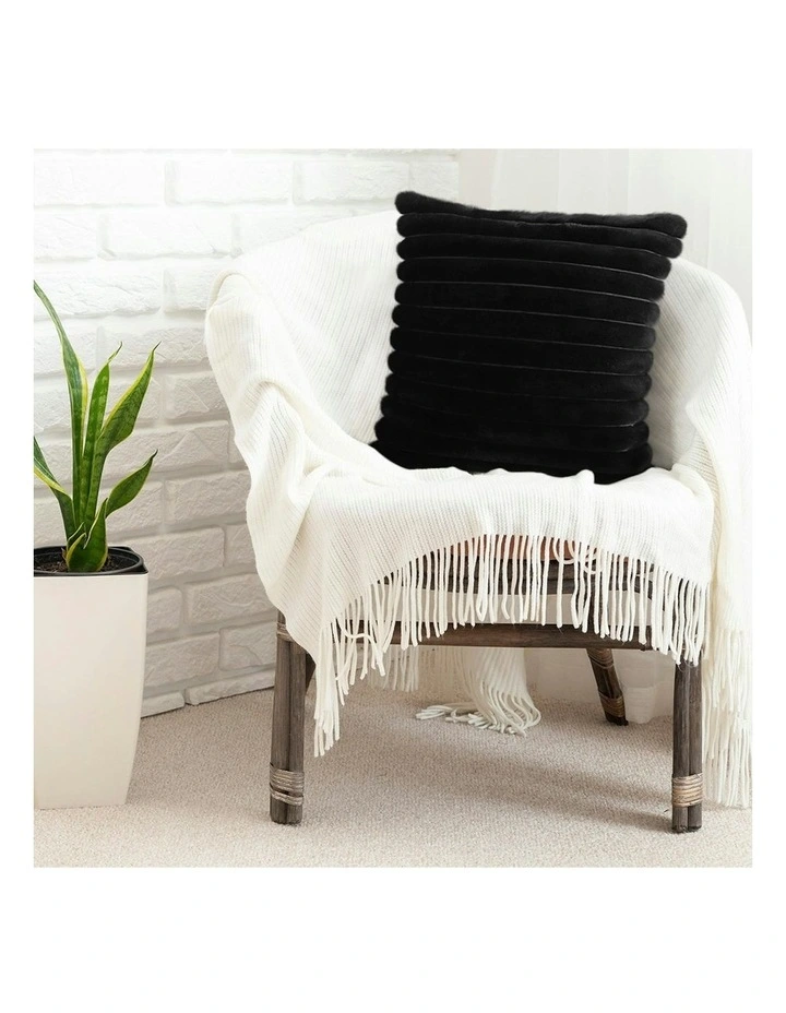 2X Sofa Cushion 50cm in Black image 7