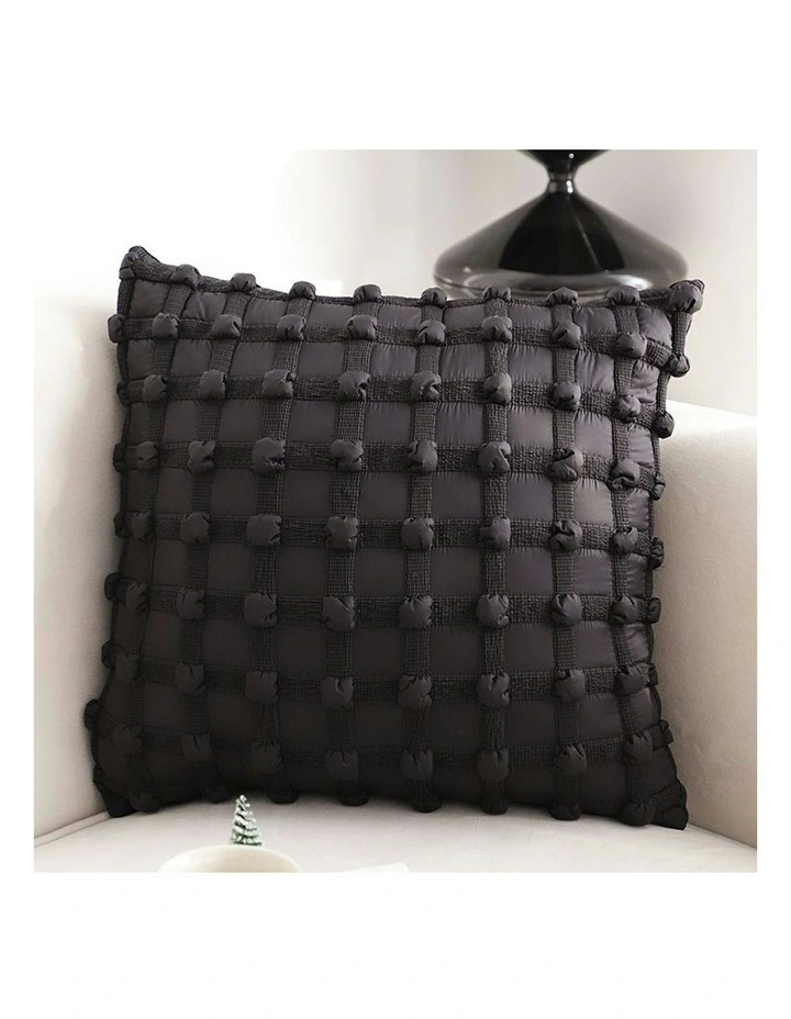 2X Sofa Cushion 50cm in Black image 3