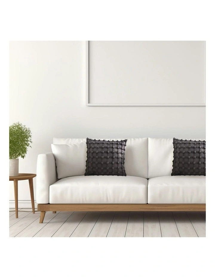2X Sofa Cushion 50cm in Black image 7