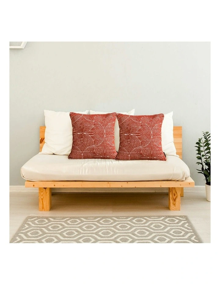 2X Sofa Cushion 50cm in Orange image 4