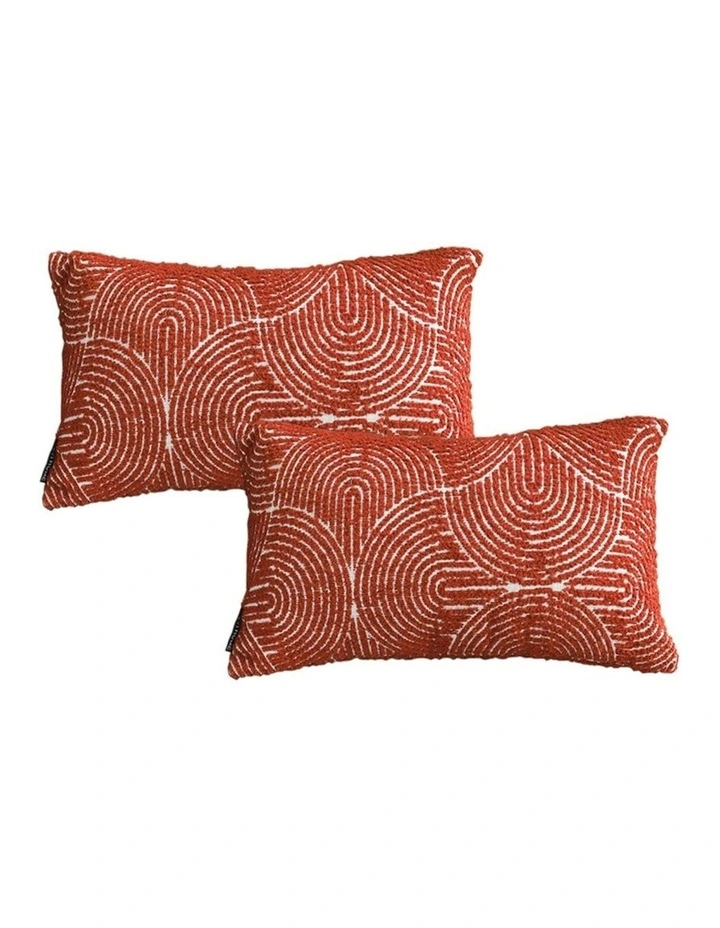 Sofa Cushion x2 30cm in Orange image 1