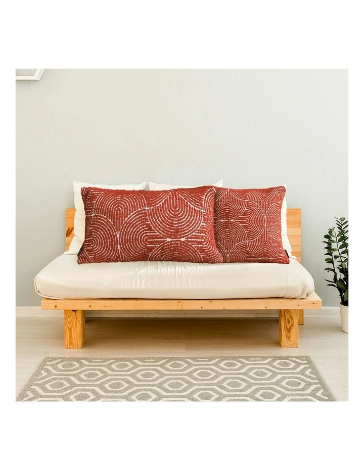 Sofa Cushion x2 30cm in Orange image 4