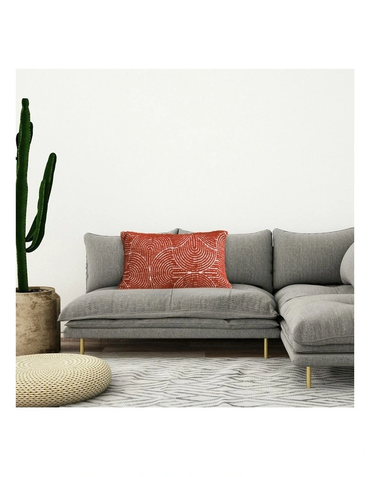 Sofa Cushion x2 30cm in Orange image 5