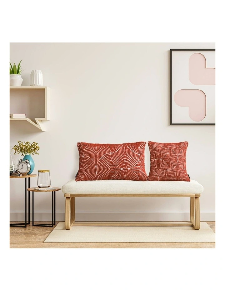 Sofa Cushion x2 30cm in Orange image 7