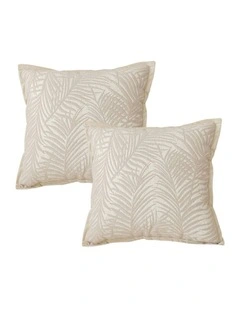 2X 45cm Sofa Cushion in Beige