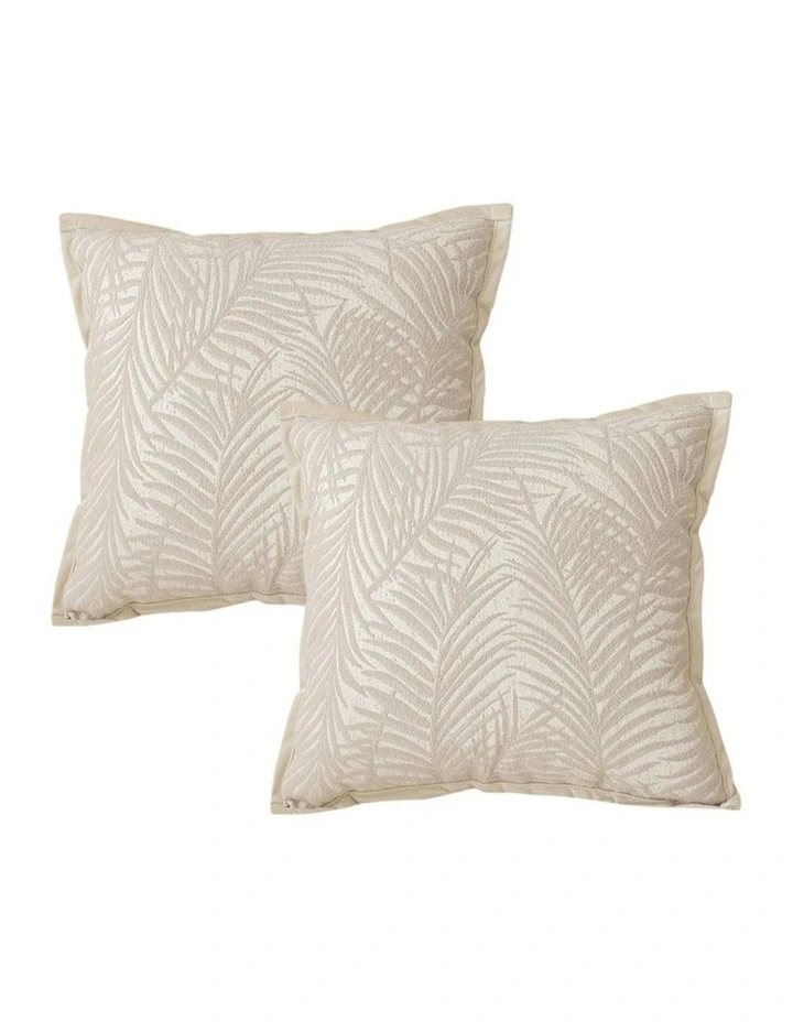 2X 45cm Sofa Cushion in Beige image 1