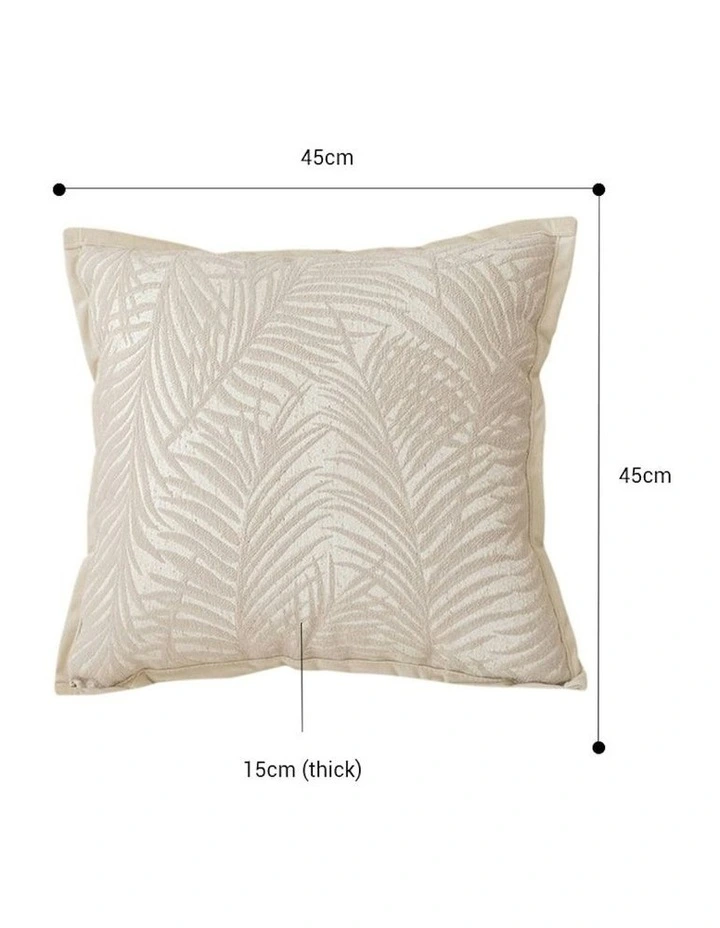 2X 45cm Sofa Cushion in Beige image 2