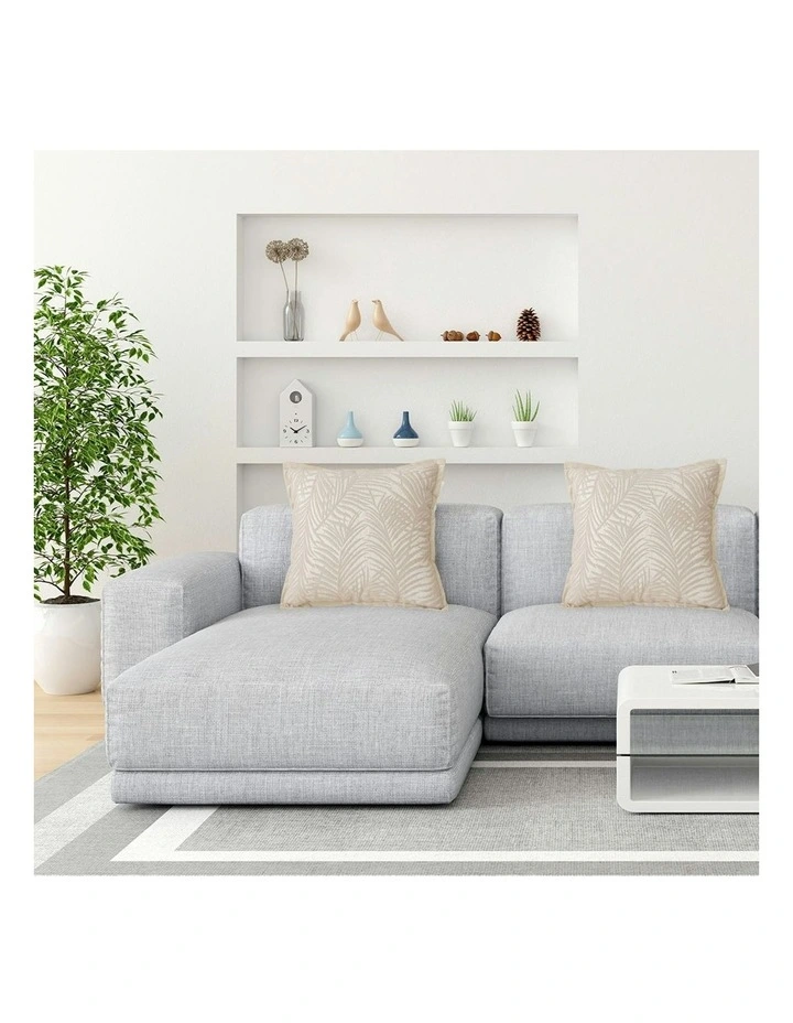 2X 45cm Sofa Cushion in Beige image 5