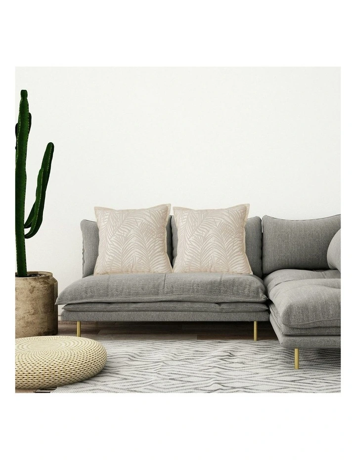 2X 45cm Sofa Cushion in Beige image 7
