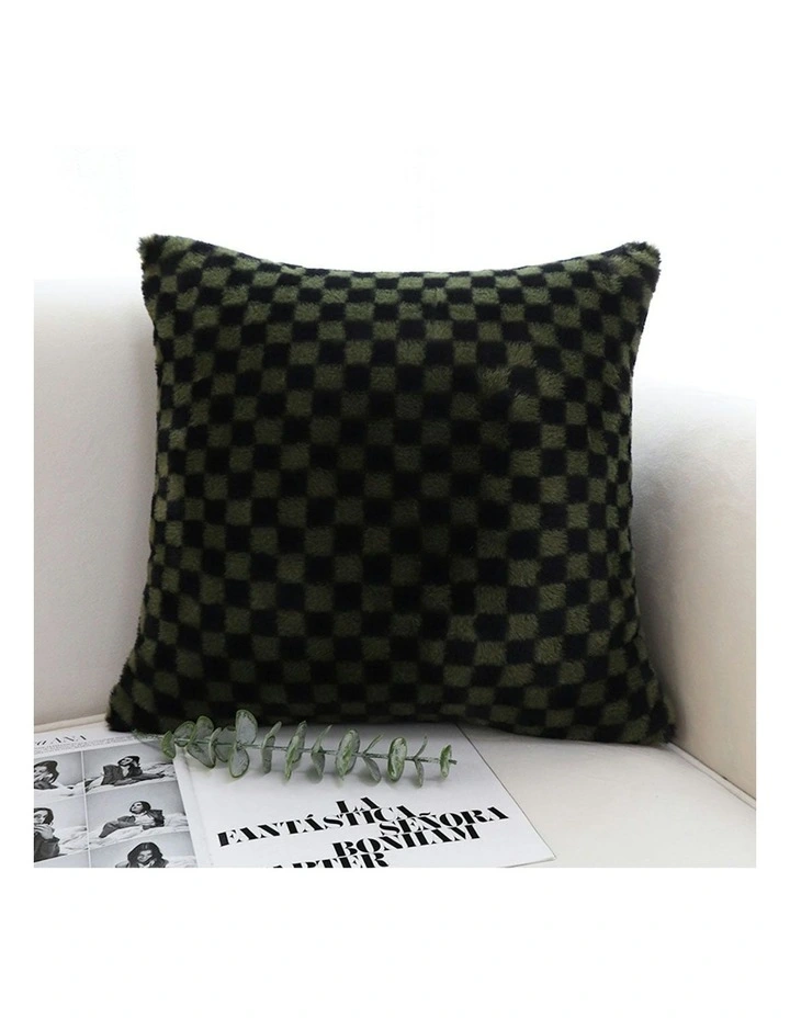 Sofa Cushion x2 30cm in Dark Green image 2
