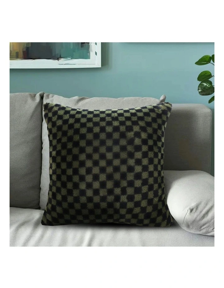 Sofa Cushion x2 30cm in Dark Green image 4