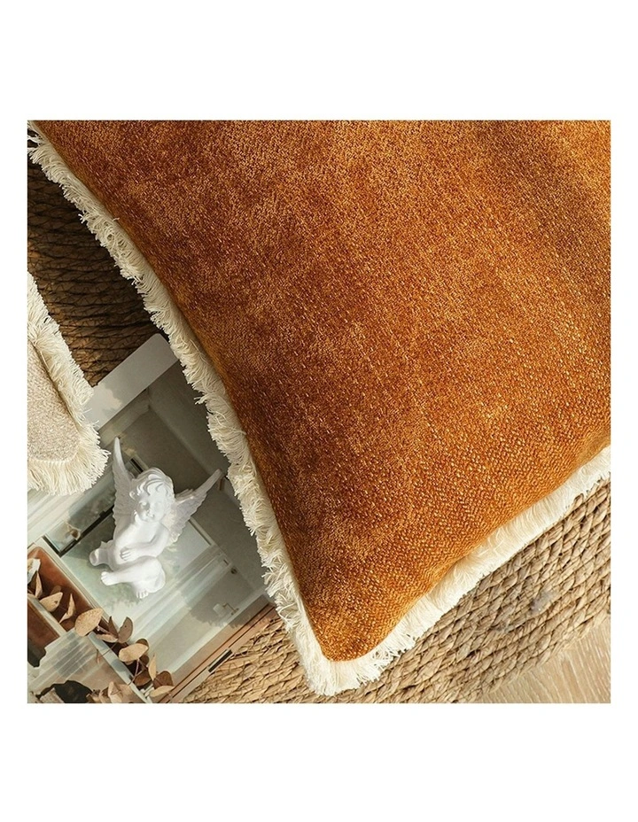 45cm Sofa Cushion x2 in Sunset Orange image 6