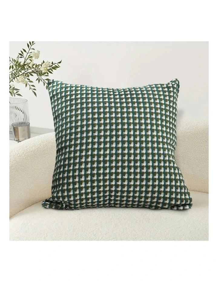 45cm Subtle Foliage Pillow Square Throw Pillow x2 in Green image 3