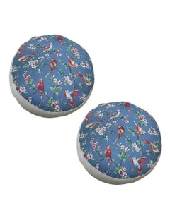 Premium Polyester Cotton Cushion 2X 45cm in Multi
