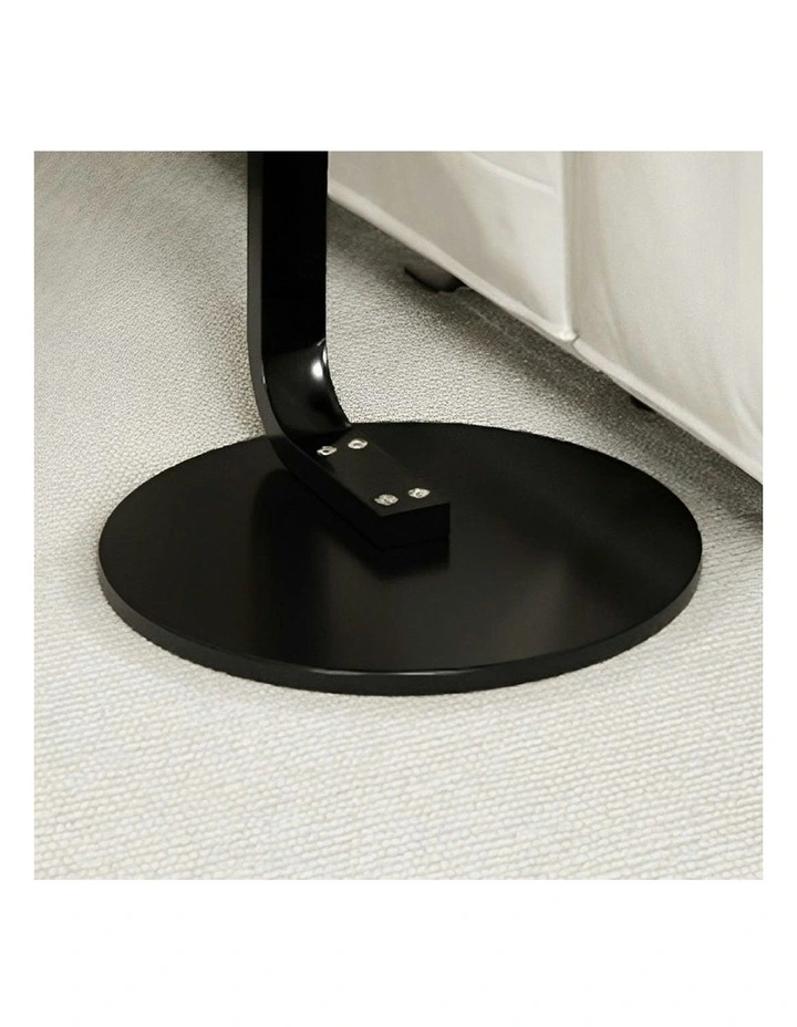 2X Marble Mini Side Table 50cm in White image 7
