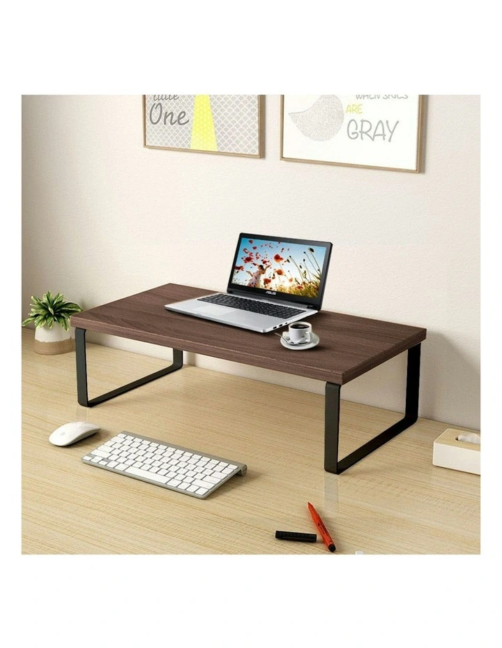 2X Monitor Stand Rack 40cm in Black image 3