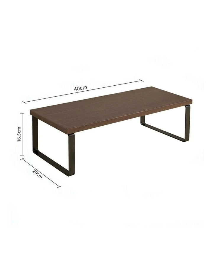 2X Monitor Stand Rack 40cm in Black image 5