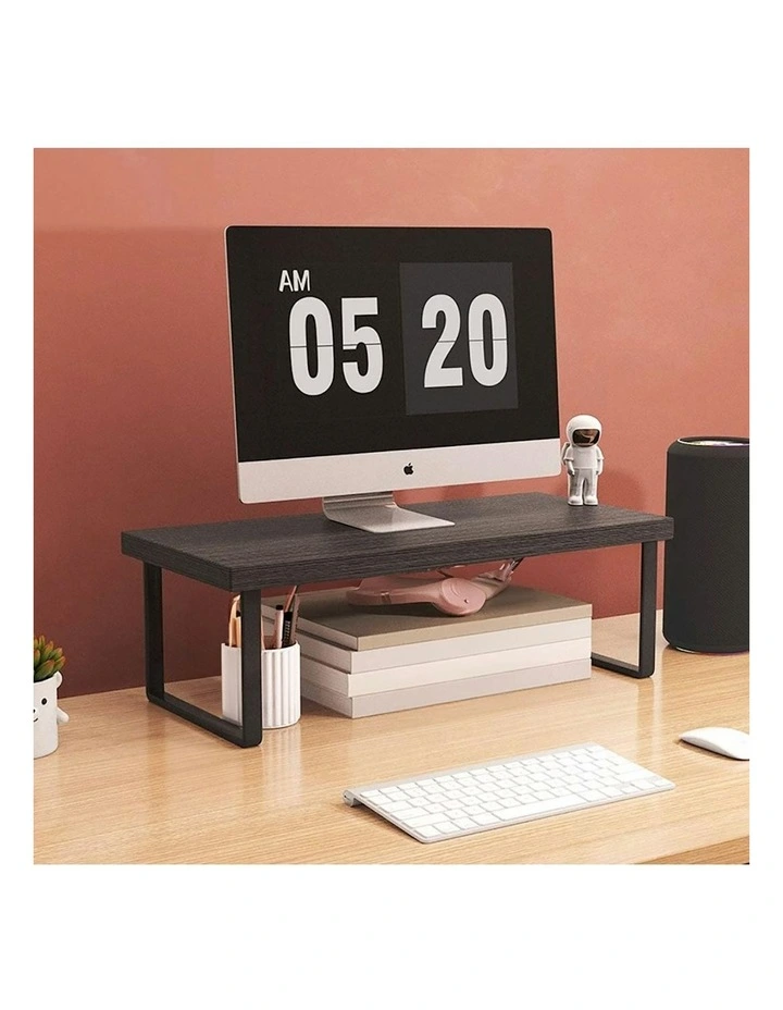 SOGA Computer Monitor Elevated Stand Desktop Support Station Rack 50cm ...