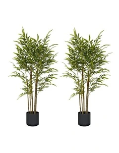 Bambusa Vulgaris Artificial Plant 150cm x2 in Green