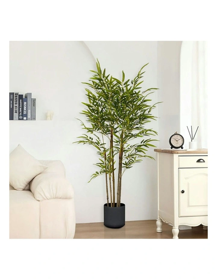 Bambusa Vulgaris Artificial Plant 150cm x2 in Green image 2