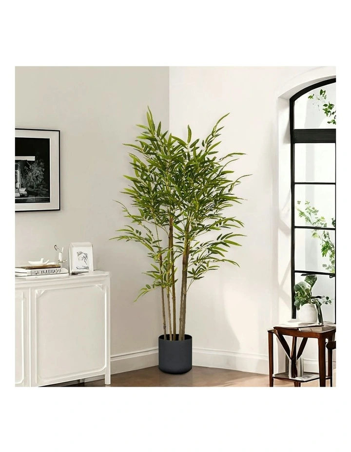 Bambusa Vulgaris Artificial Plant 150cm x2 in Green image 5