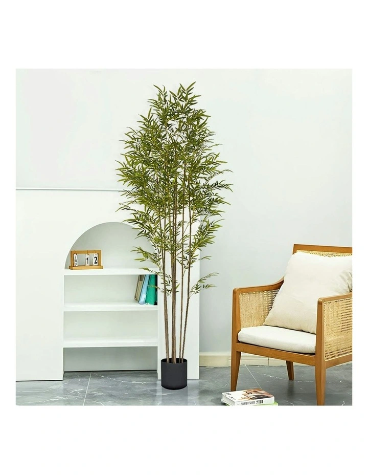 Lucky Bamboo Tree Bambusa Vulgaris Artificial Plant 2X 240cm image 3
