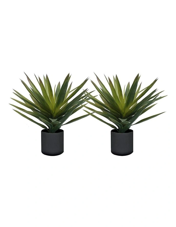 Yucca Giant Palm Lily Artificial Plant 2X 45cm image 1
