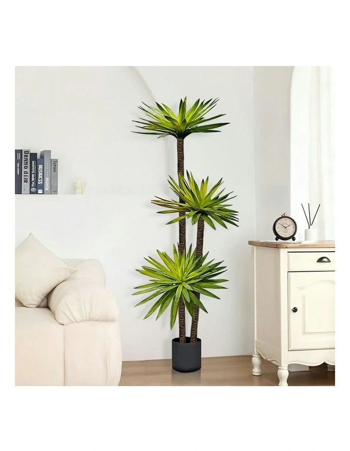 Yucca Tree Giant Palm Lily Living Room Artificial Plant 180cm image 2