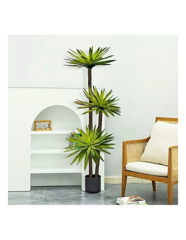 Yucca Tree Giant Palm Lily Living Room Artificial Plant 180cm image 3