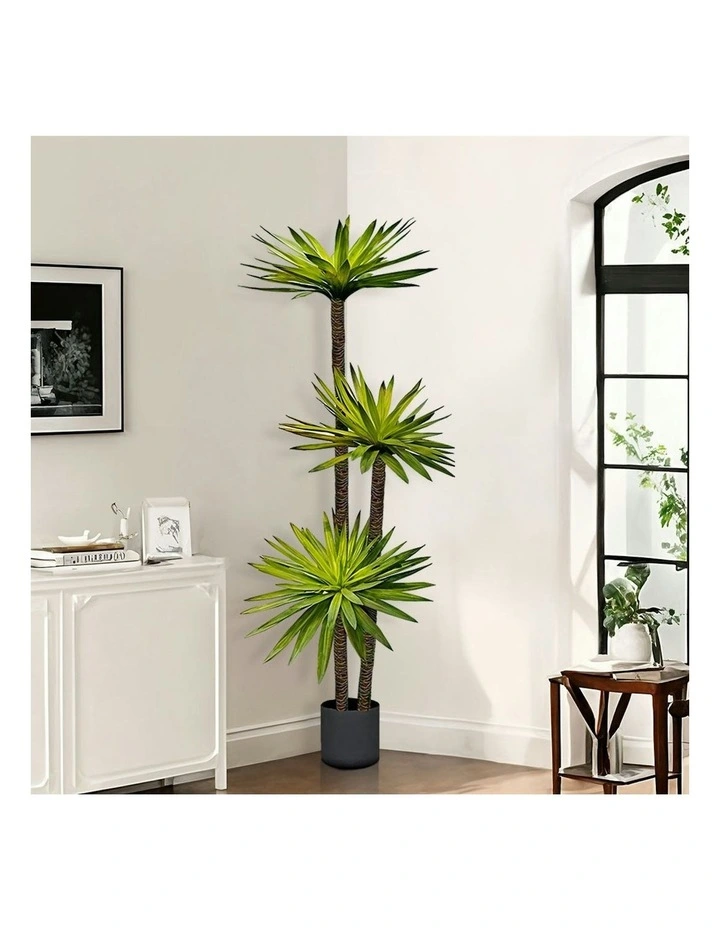 Yucca Tree Giant Palm Lily Living Room Artificial Plant 180cm image 4