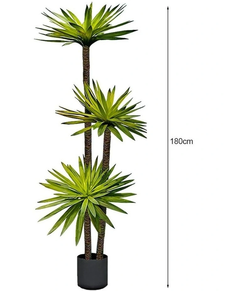 Yucca Tree Giant Palm Lily Living Room Artificial Plant 180cm image 5
