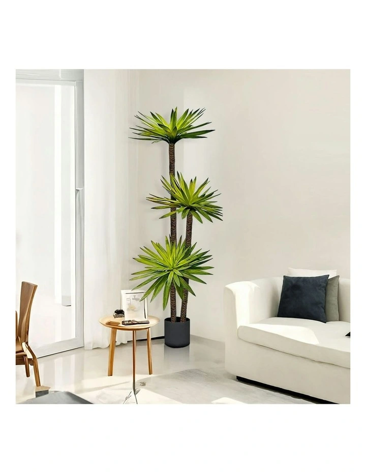 Yucca Tree Giant Palm Lily Living Room Artificial Plant 180cm image 6