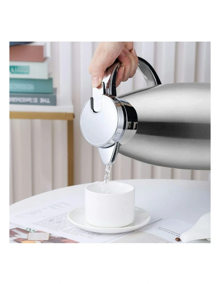 2-Layer Stainless Steel Thermal Flask 2.3L 2xinSilver image 6