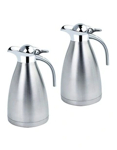 3-Layer Stainless Steel Thermal Flask 2x 1.5LinSilver