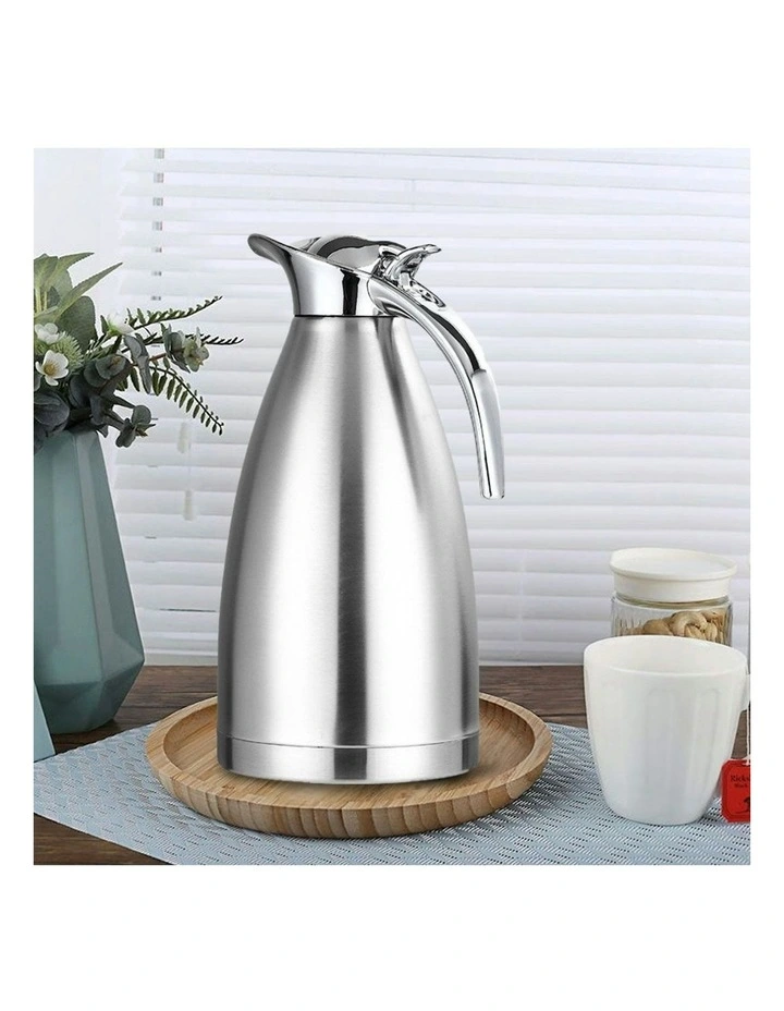 3-Layer Stainless Steel Thermal Flask 2x 1.5LinSilver image 4