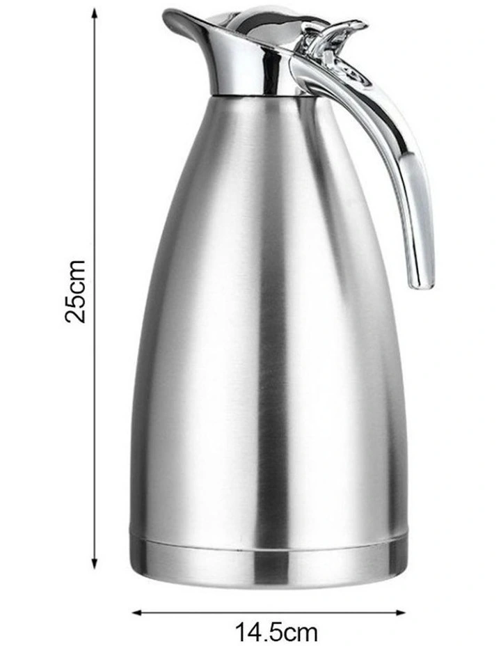 3-Layer Stainless Steel Thermal Flask 2x 1.5LinSilver image 5