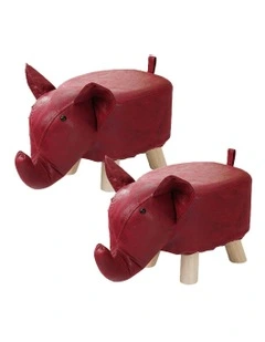 Children Bench 2x in Red