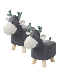 Children Bench 2x in Grey