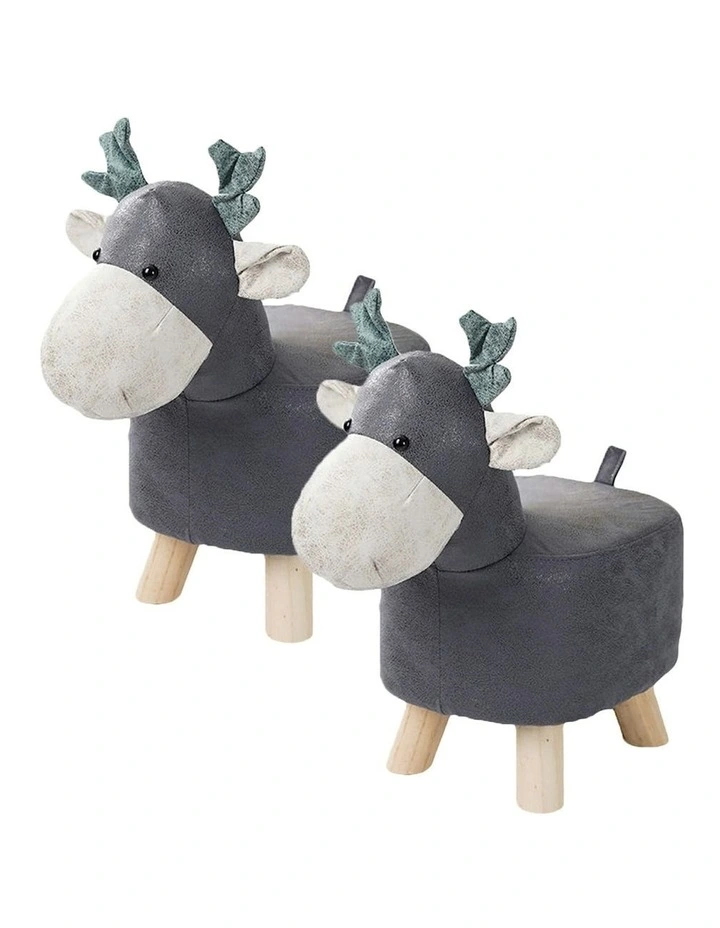 Children Bench 2x in Grey image 1