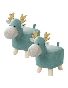 Children Bench 2x in Green