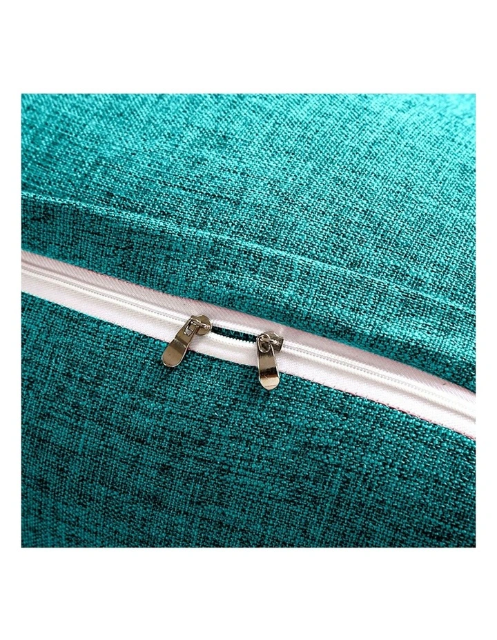 Triangular Wedge Bed Pillow 2X 120cm in Blue Green image 2