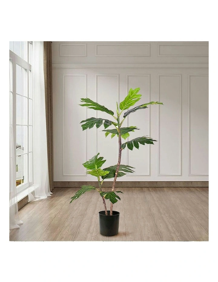 Philodendron Artificial Plant 4x 90cm in Green image 3