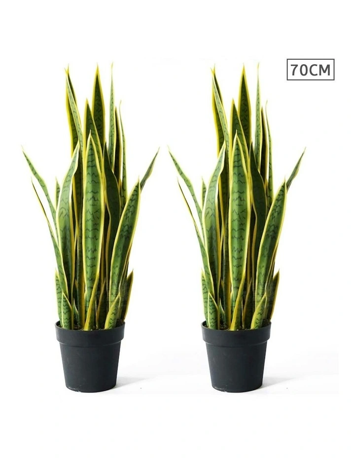 Edge Tiger Piran Artificial Plant 2x 70cm in Green image 1