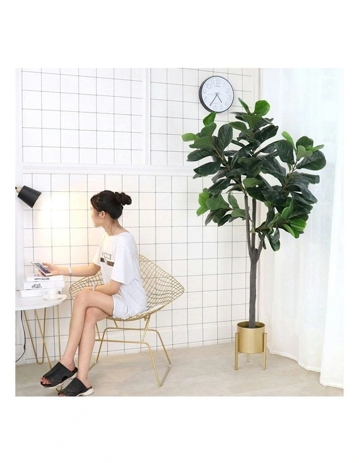 4X Artificial Indoor Qin Yerong Tree Fake Plant in Green image 7